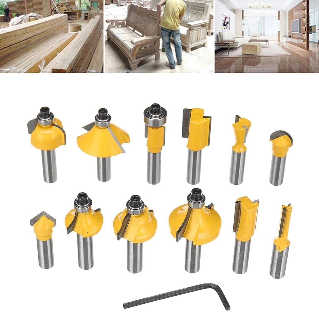 Shoppingekart Router bit set - 12 Pieces