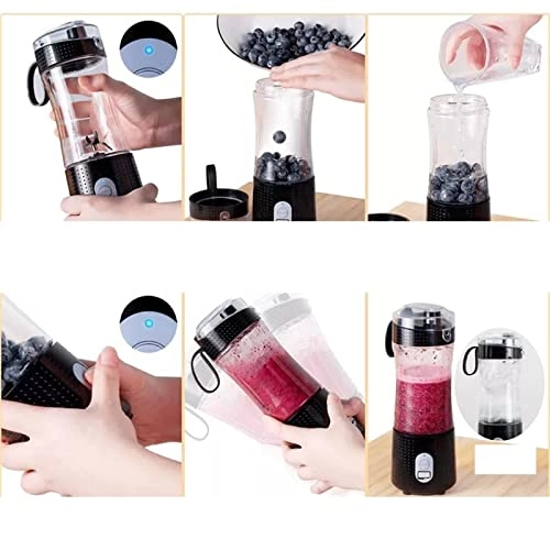 Juicer - Pink Stainless Steel Rechargeable