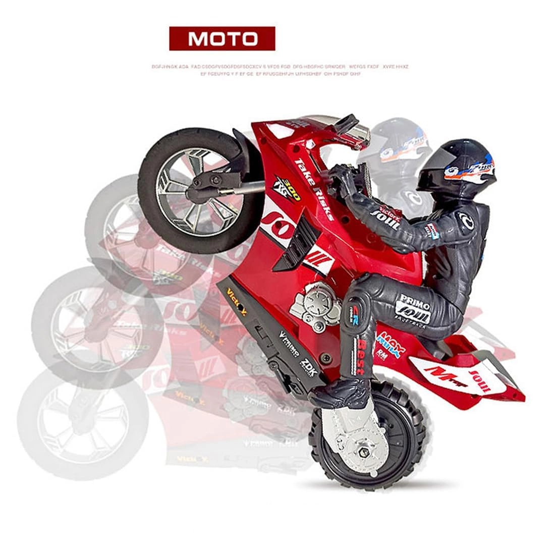 RC Motorcycle - 1:60 Scale