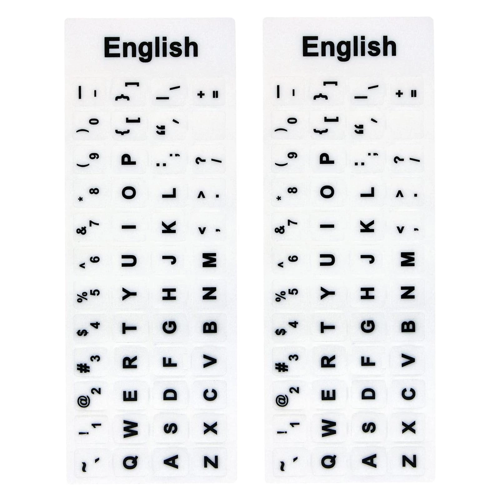 YongMai Universal English Keyboard Stickers