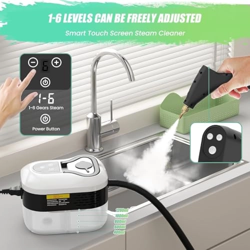 Handheld Pressurized Steam Cleaner - 3.5BAR 1.2 Liters