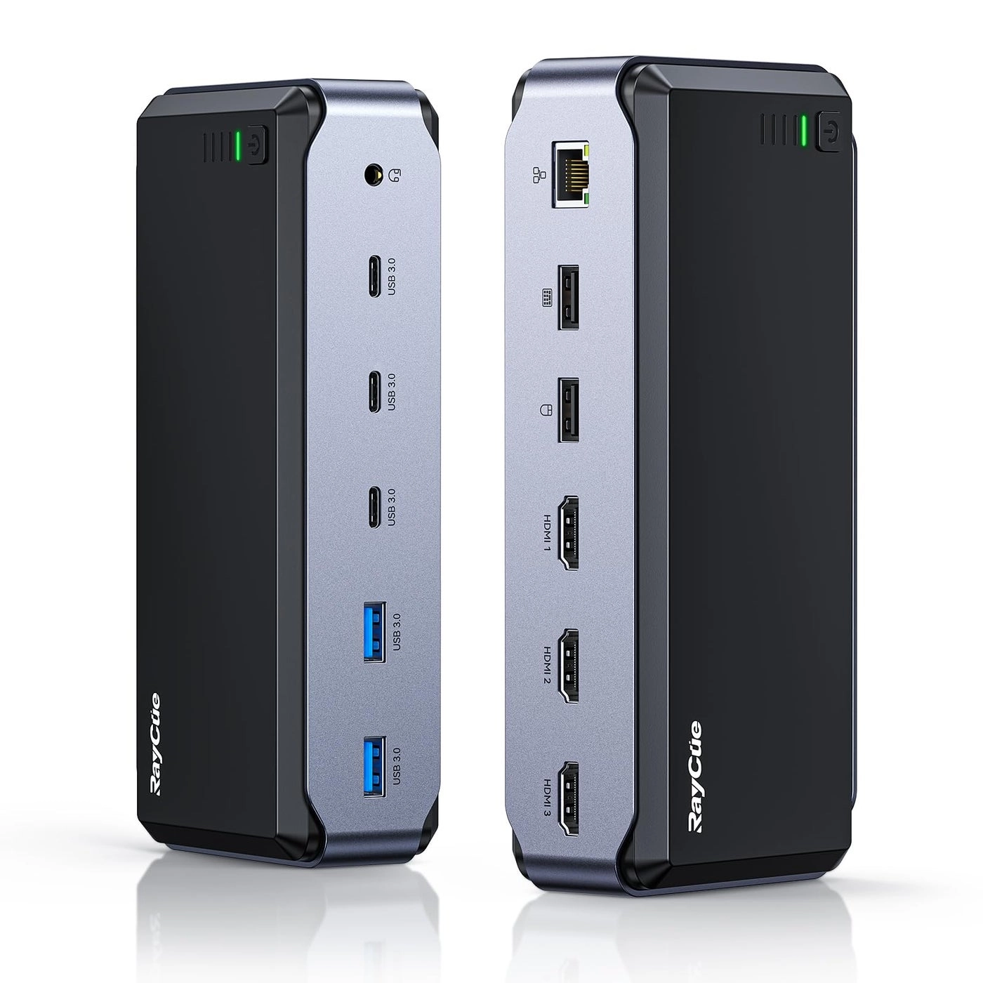 Raycue USB C Docking Station - 13in1 Triple 4K PD30