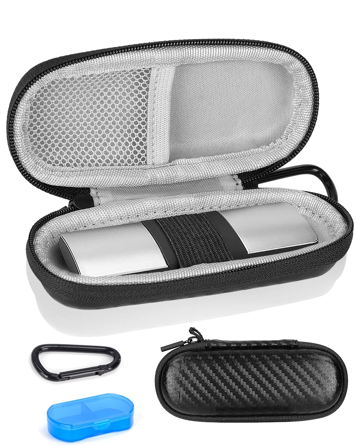 Glamgen Kardiamobile Ekg Monitor Case - Black Waterproof EVA