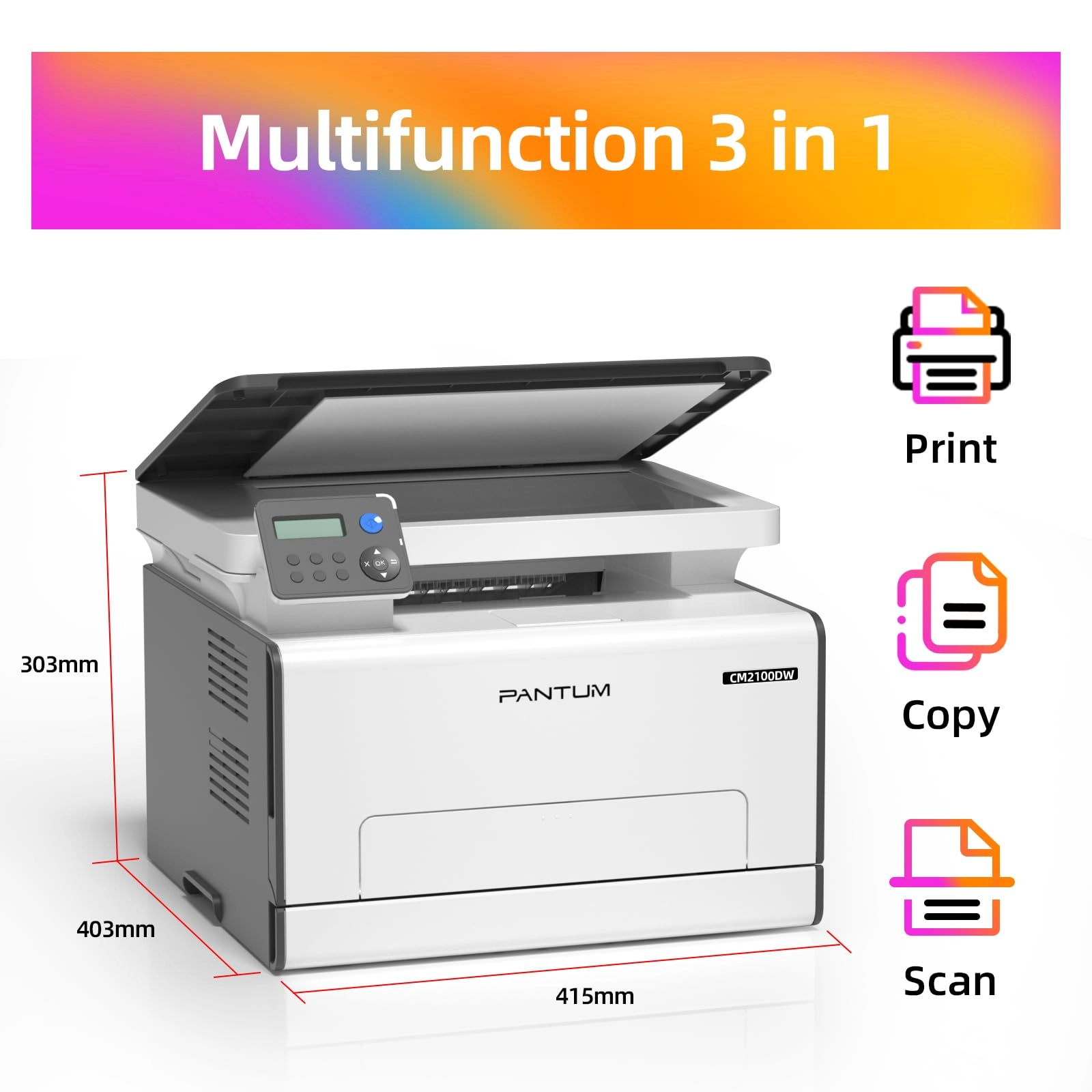 CP2100DW - Wireless 20ppm