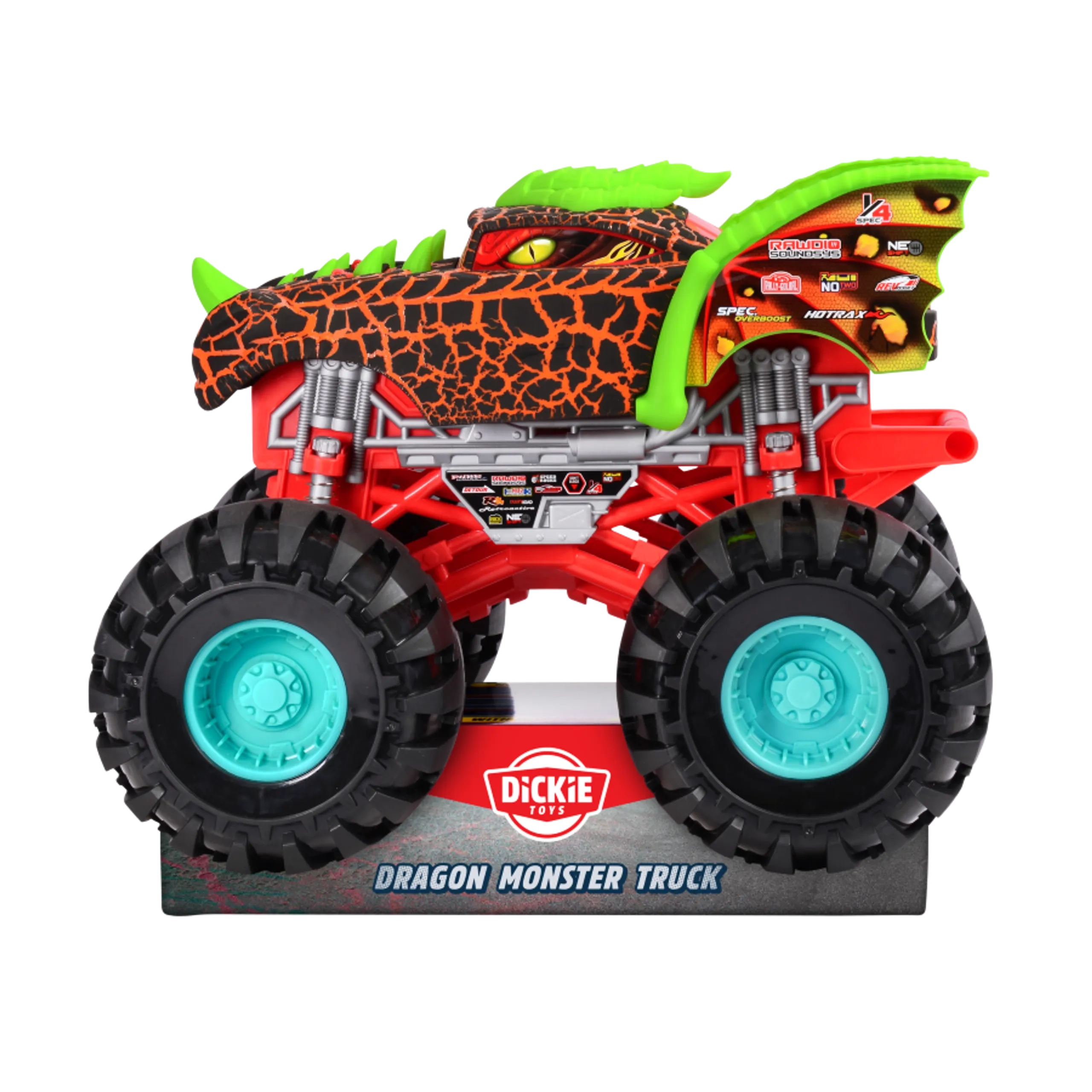 Dickie Dragon Monster Truck - 38.5 cm Multi Colour