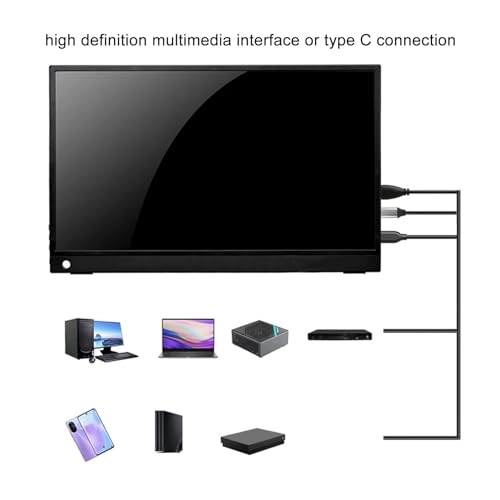 Portable Monitor - GOWENICgsvnu5xkqw 15.6 inch 1920 x 1080