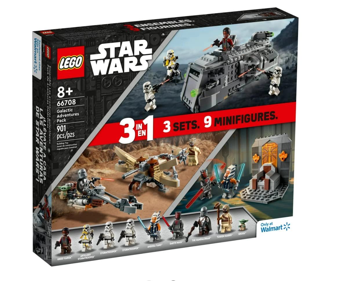 LEGO Group Star Wars Galactic Adventures (66708) - 3-in-1 Building Toy Gift Set