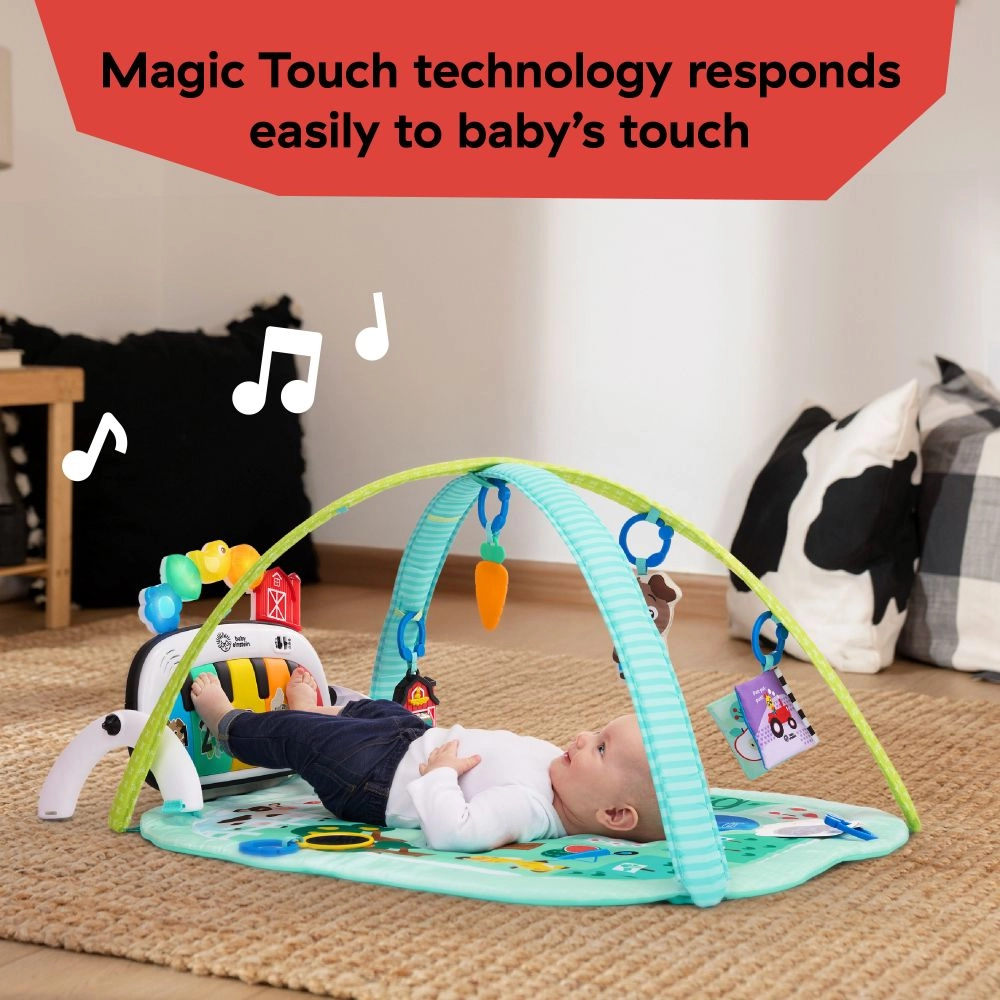 4-in-1 Kickin’ Tunes Musical Meadow Music & Language Discovery Gym - 0 months