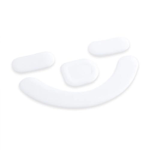 Mouse Feet Skates - 2sets White Rounded Curved Edges