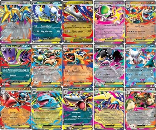 Pokemon Trading Cards - 5pcs ULTRA RARE + Toploader