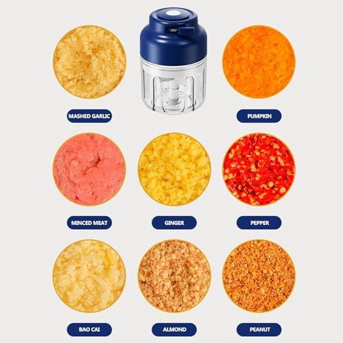 Electric Garlic Chopper - 320ml Wireless USB Charging