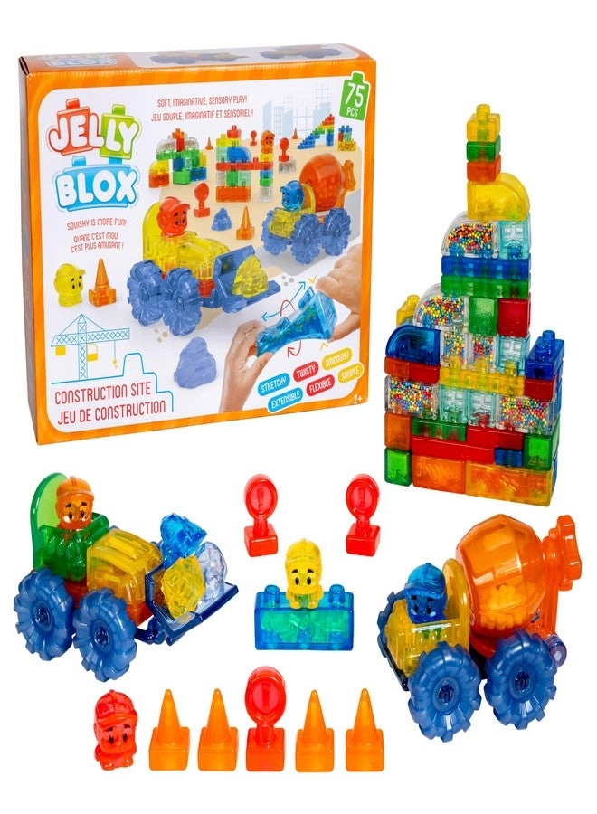 JELLY BLOX Construction Site Set - 75 pcs