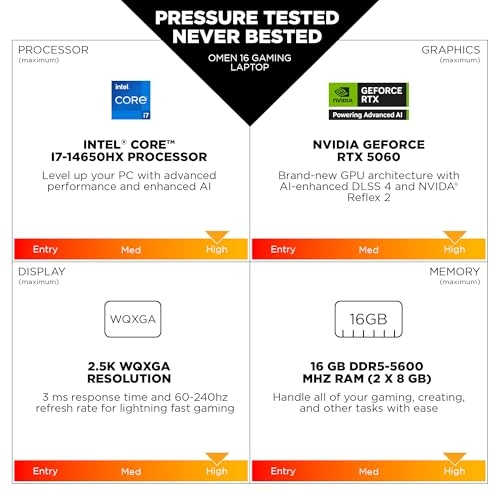 Omen 16 OMEN16-am0018ne - 16'' Core i7-14650HX 16GB DDR5 1TB SSD