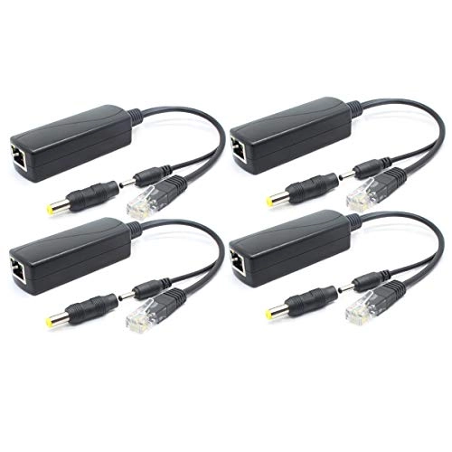 PoE Splitter - 44-56V 12W IEEE 802.3af 10/100Mbps