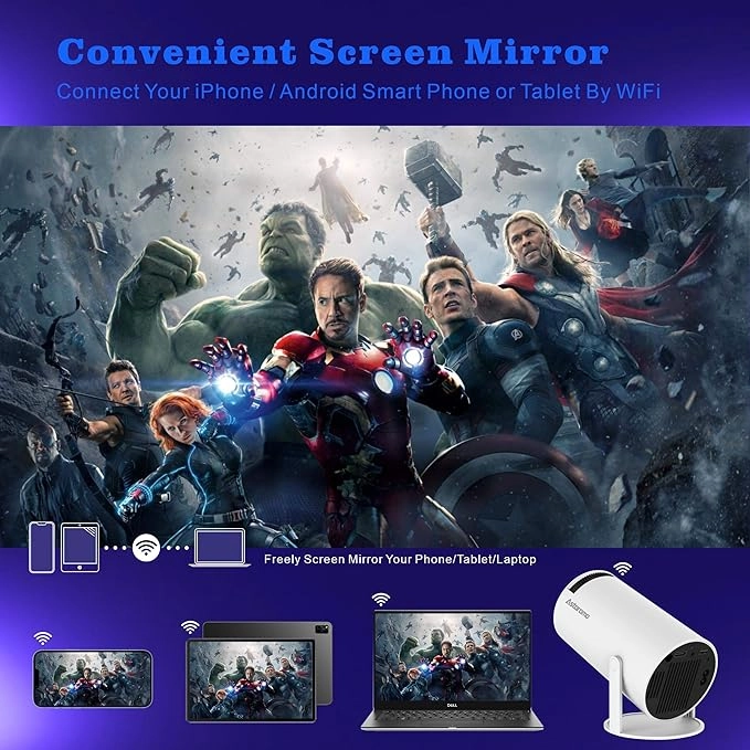 Smart 4K Portable Projector