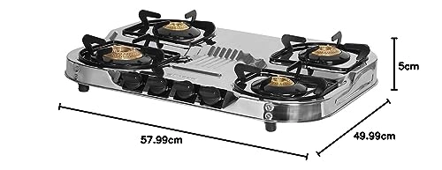 ASTRA 4BB SS Gas hob
