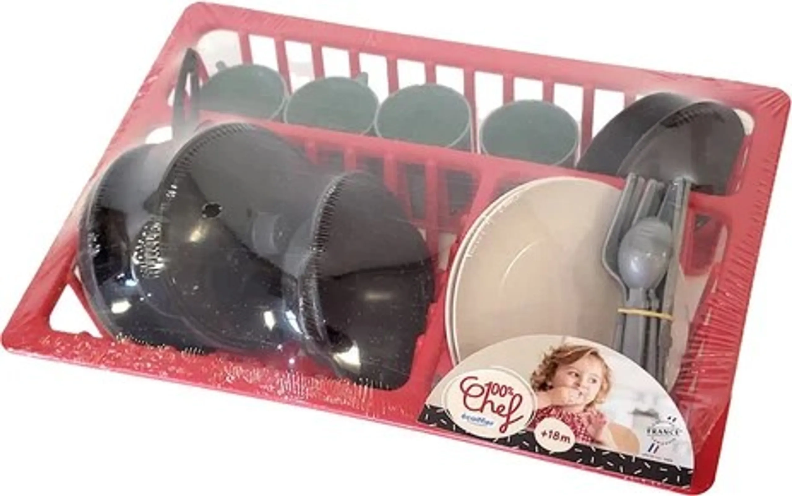 Play kitchen with draining rack (sim-7900010606)