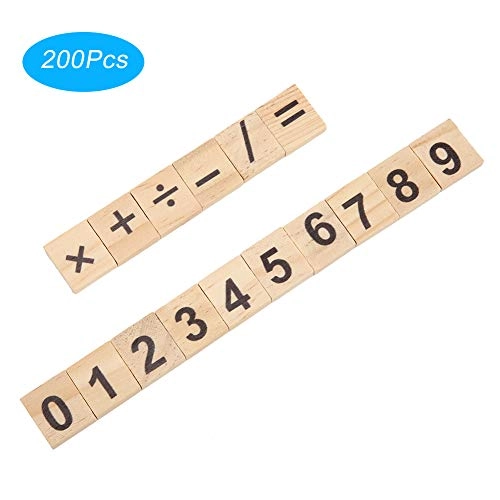 Wood Scrabble Tiles - 200 pieces