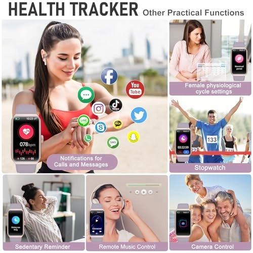 Fitness Tracker - 24/7 Heart Rate Blood Oxygen Sleep Tracker