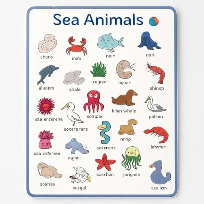 Sea Animals Sticker Book