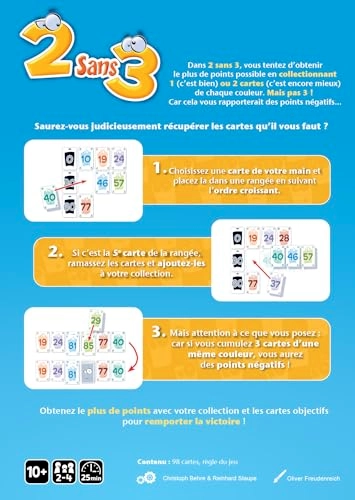 2 Without 3 - Card Game (French)