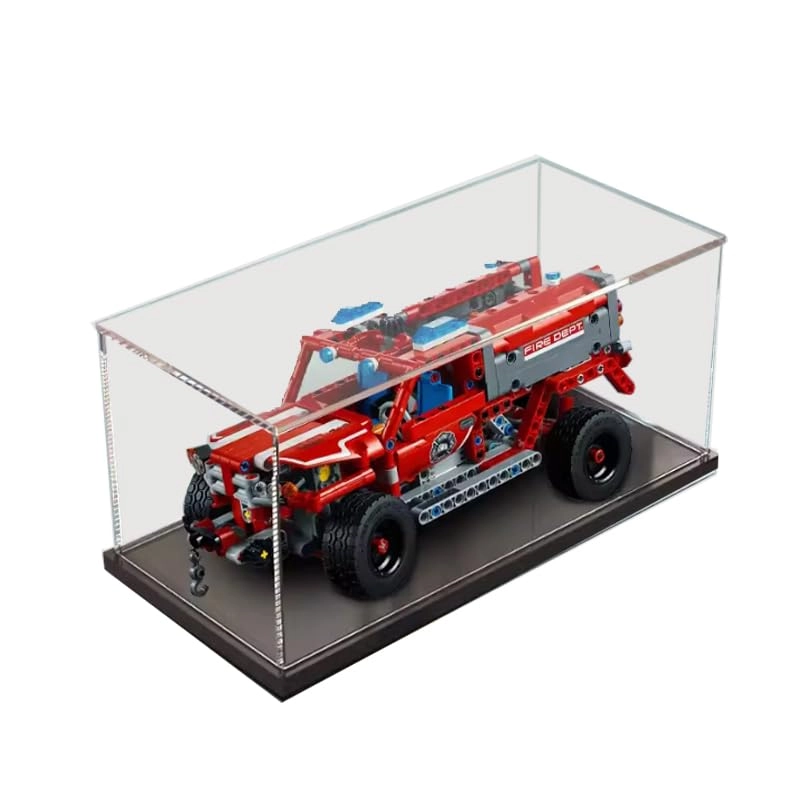 HCAEIOFJ LEGO Technic 42075 Display Case - Black Bottom 13.77x5.90x5.90in.
