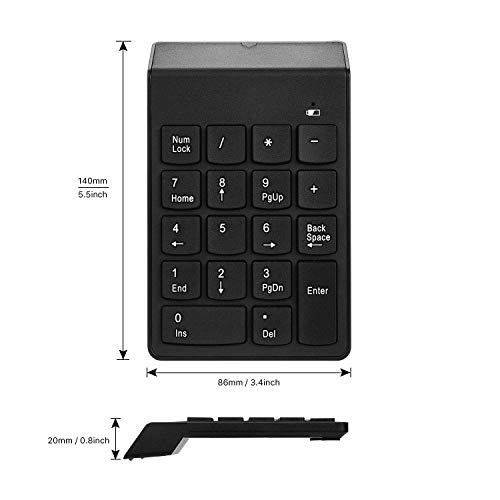 Numeric Keypad - 2.4 gigahertz Mini USB