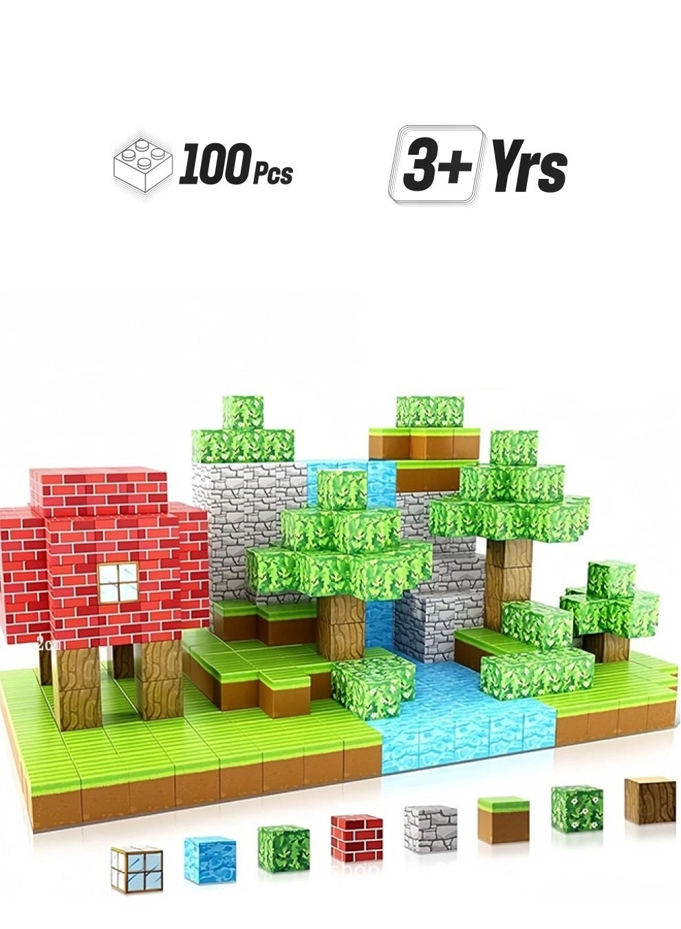 Build Mine Magnet World Edition - 100pcs