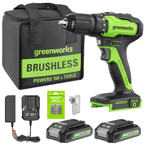 Brushless Cordless Drill - 2Ah 24V