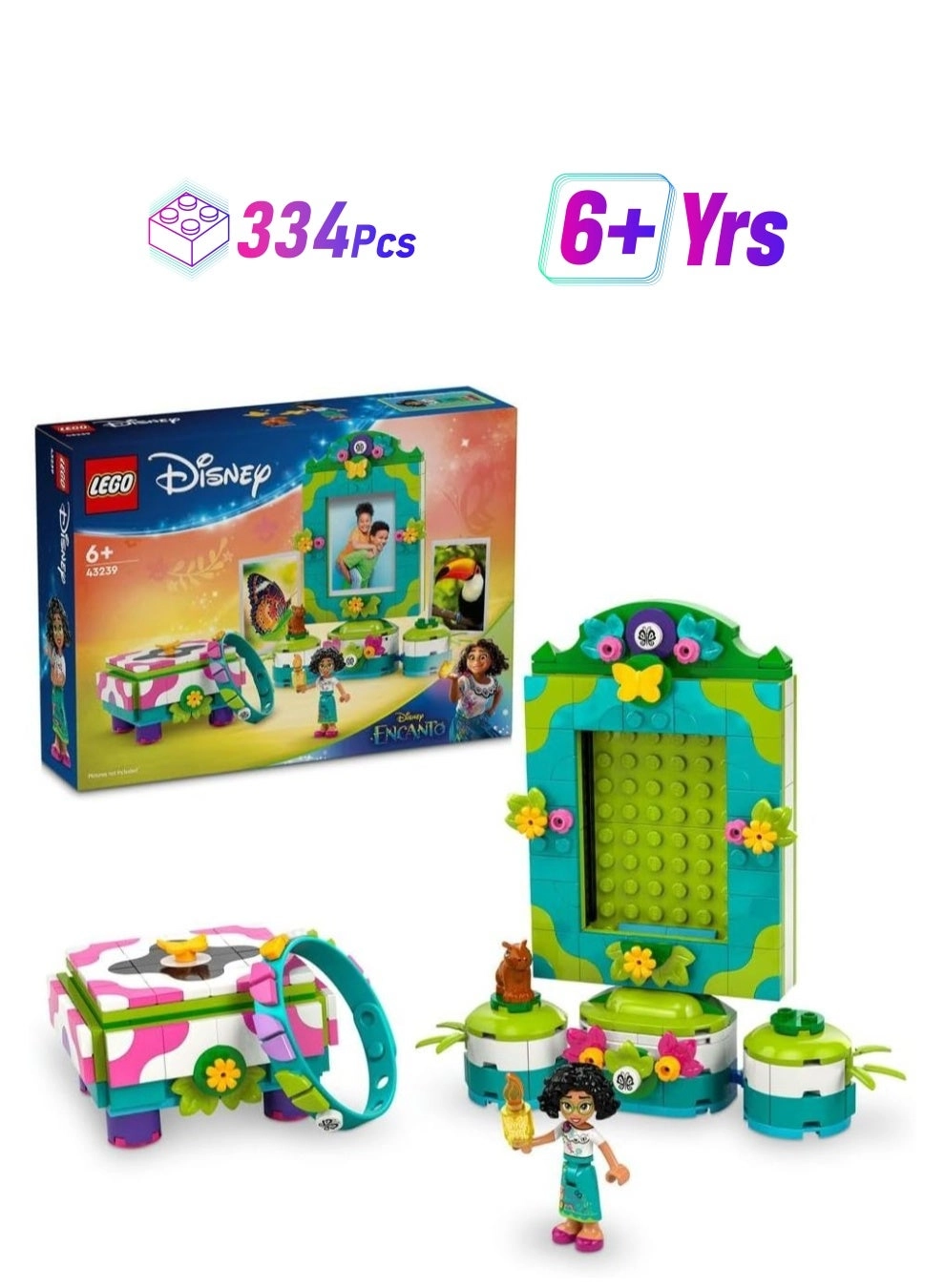 Disney Encanto Mirabel’s Photo Frame and Jewellery Box (43239)