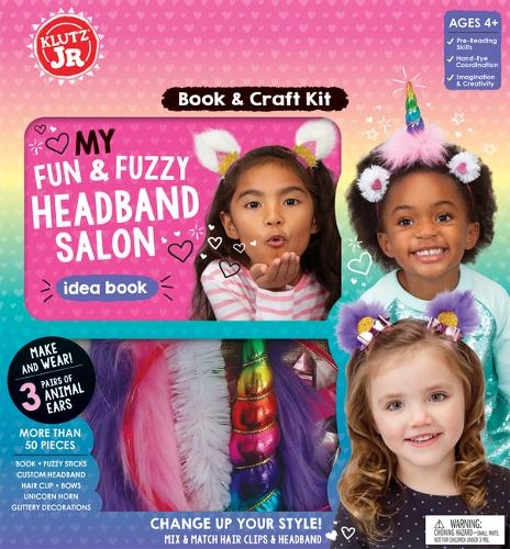 Scholastic US Fuzzy Headband Salon - three pairs