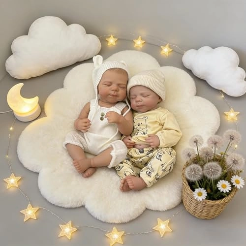 Pascale Reborn Baby Doll - 18 inch Vinyl Ages 3+ Bundle