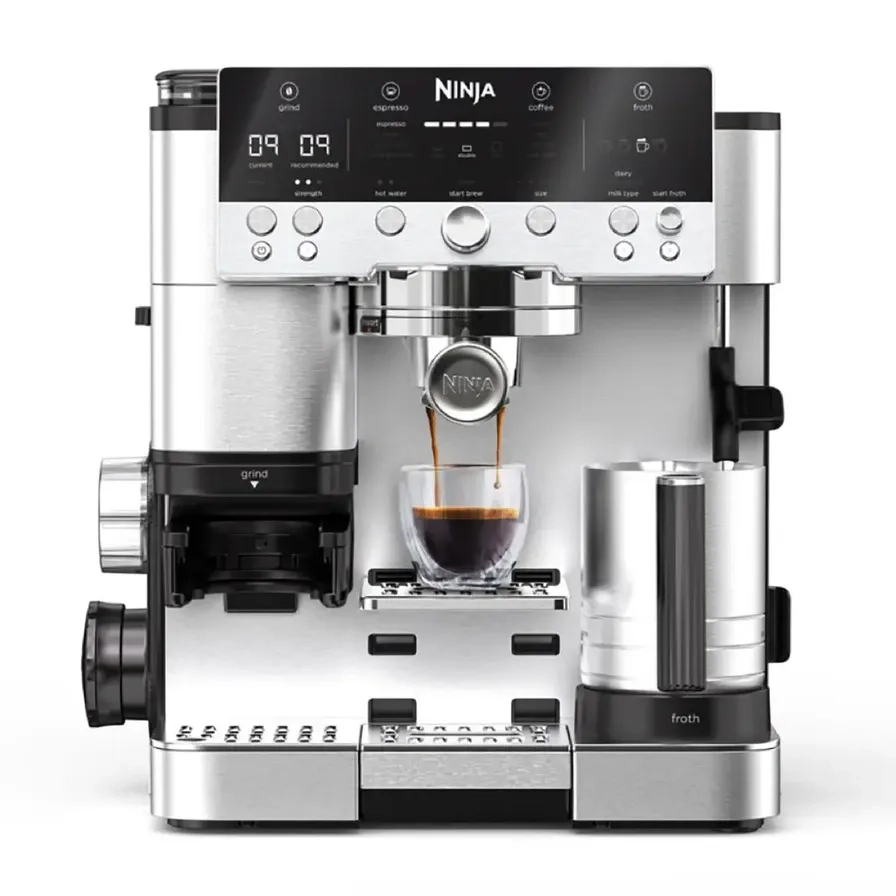 Luxe Premier - 3-in-1 integrated grinder frother