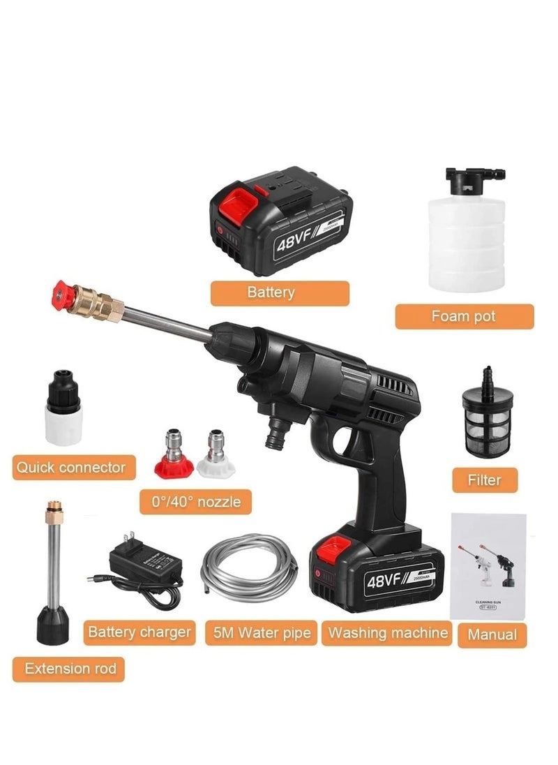 Cordless Portable Washer - 48V 200W 30Bar