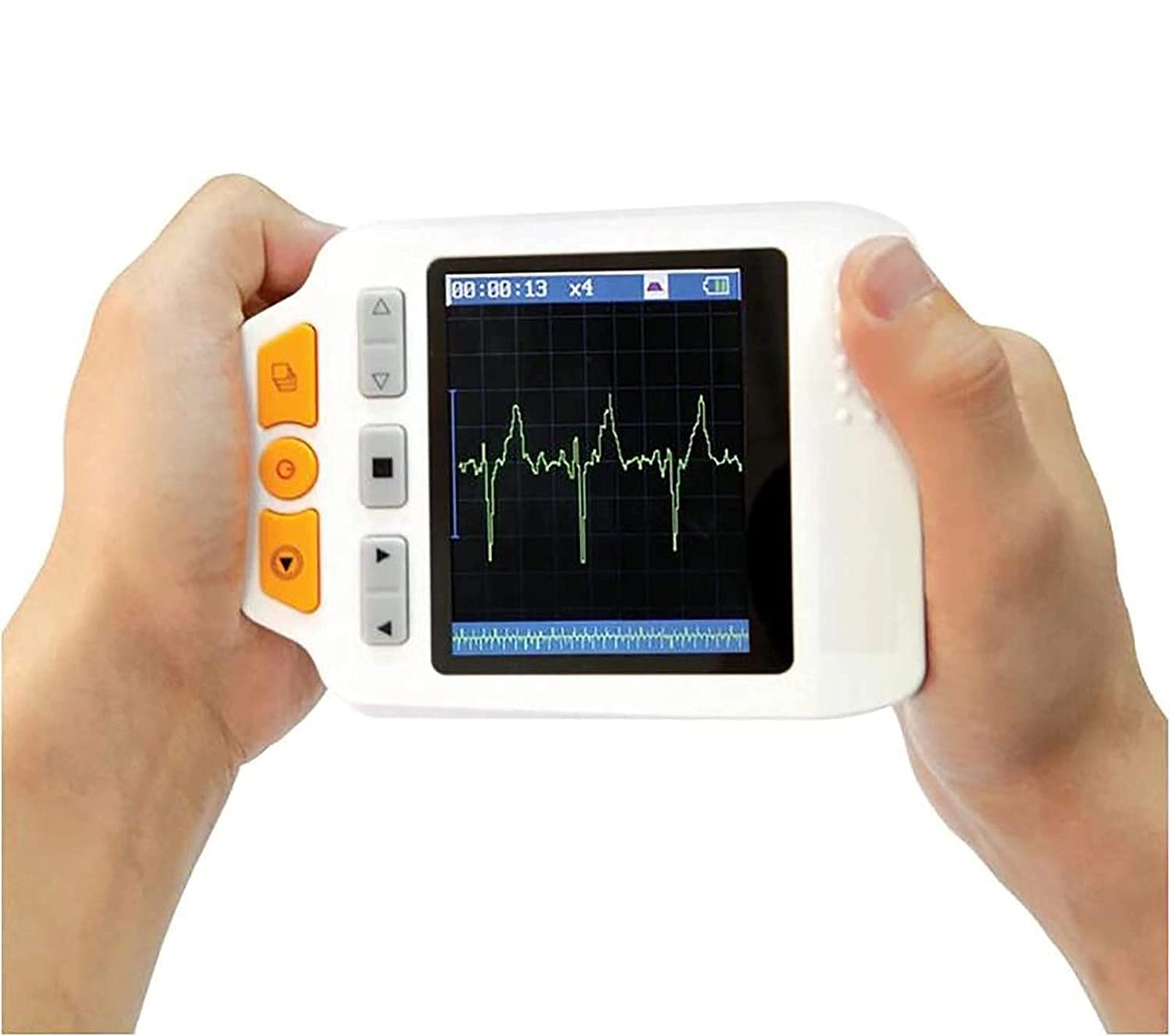 YDEDKY Handheld Portable ECG Monitor - Voice Broadcast 24-Hour Heart Rate Monitoring