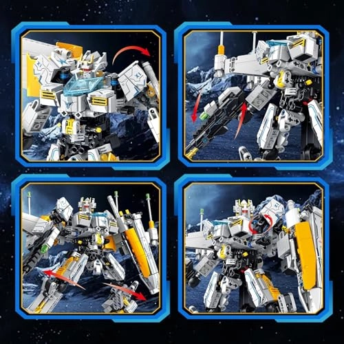 FX1 X-Wing Fighter + Warrior Mech - Space Wars 704pcs