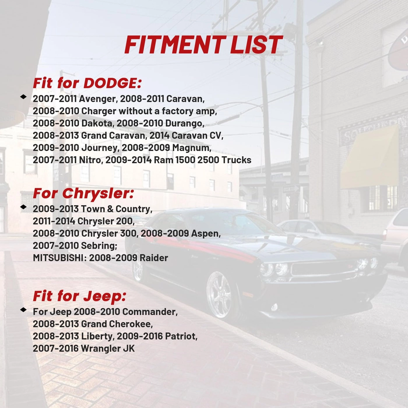 Car Stereo Wire Harness - Dodge Chrysler Jeep