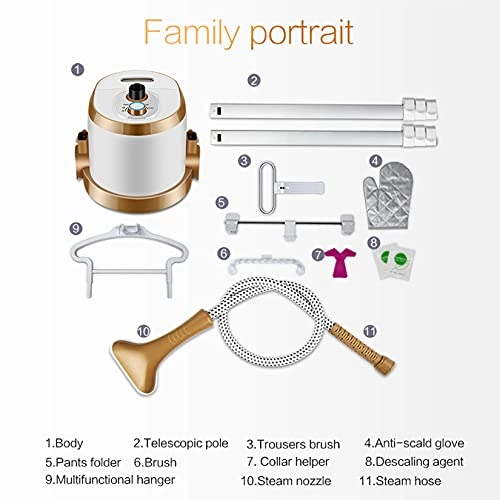Full Size Vertical Garment Steamer - 1800W 2.3L