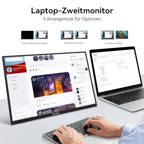 Portable Monitor - 1080P FHD 18.5 Inches