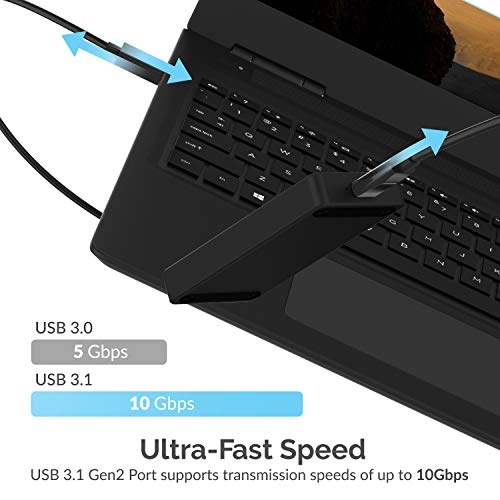 M.2 NVMe SSD Enclosure - USB 3.1 Gen2 NVMe M-Key M.2 2230/2242/2260/2280