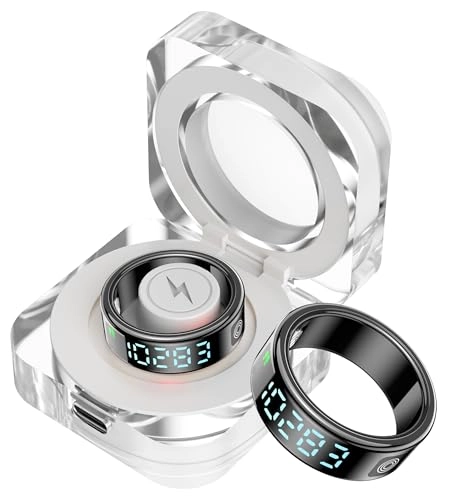 Smart Ring - LED Screen Heart Rate Monitor Sleep Tracker