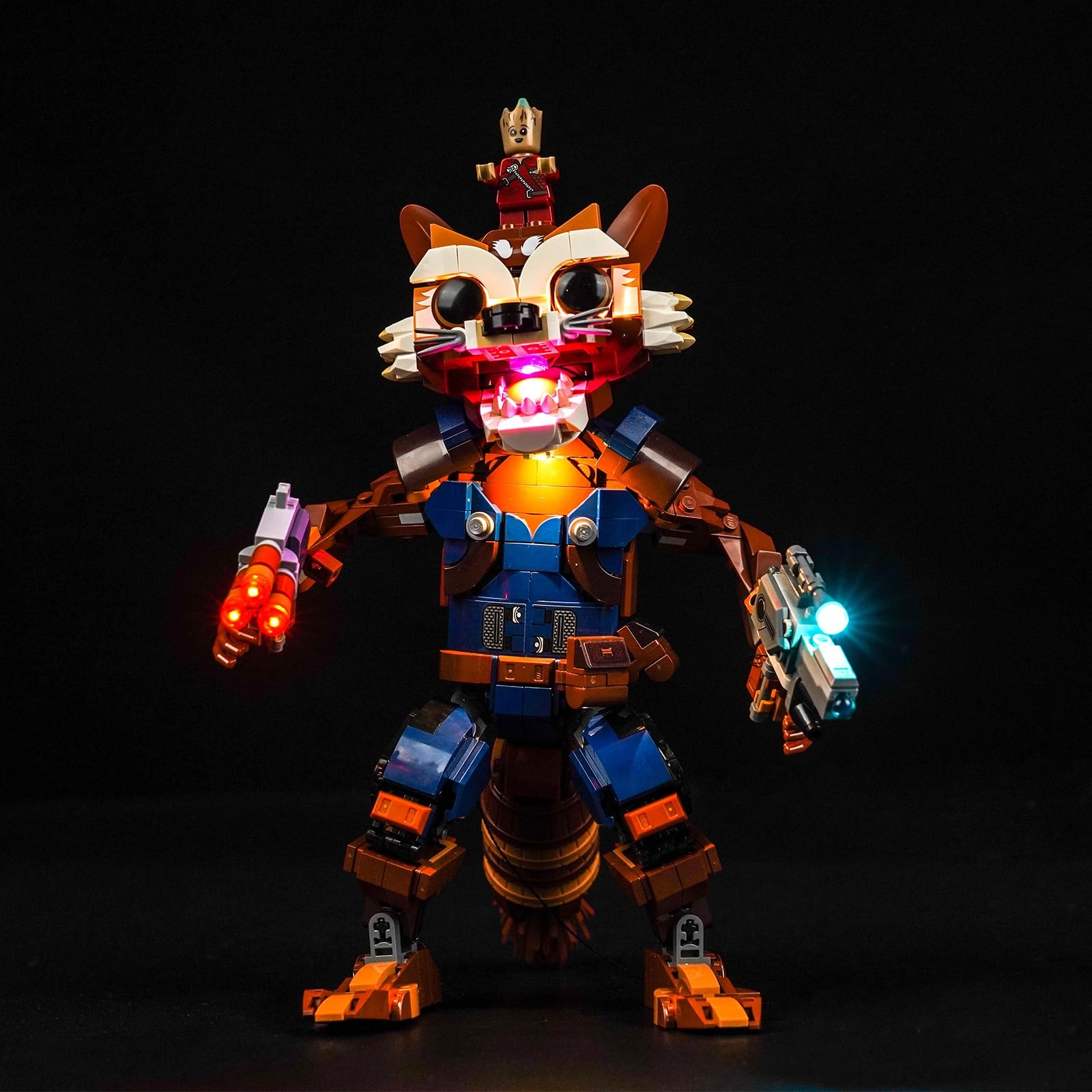 BrickBling LED Light Set for LEGO Rocket & Baby Groot 76282 - Copper 1