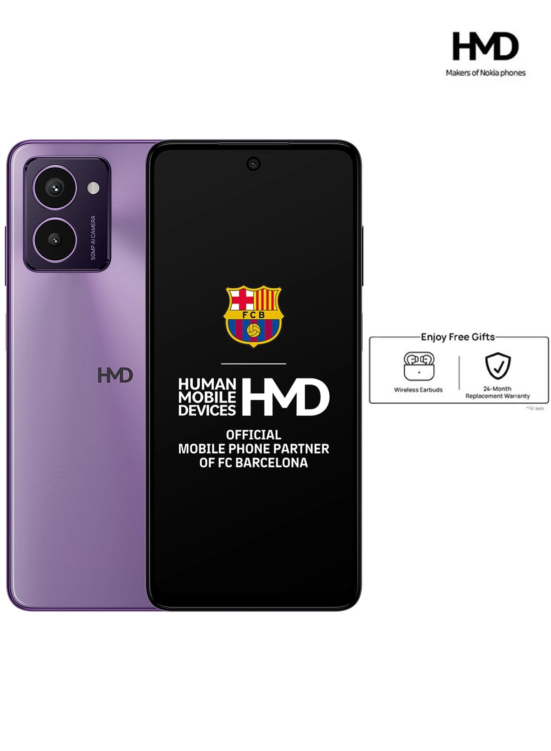 HMD Pulse pro 8GB 256GB + Wireless earbuds