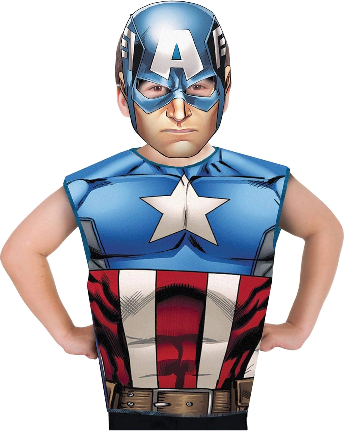 Rubie's Marvel Heroes Kit Degui Captain America - kids One Size
