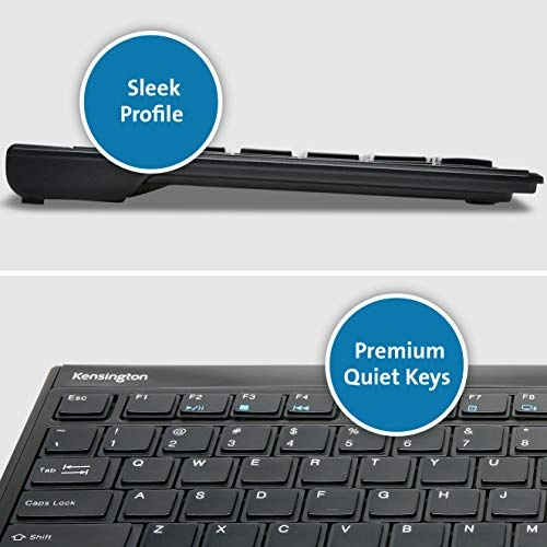 Slim Type Wireless Quiet Keyboard - US Wireless