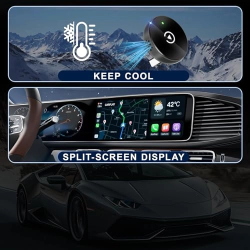 Wireless CarPlay Adapter - Bluetooth USB iPhone