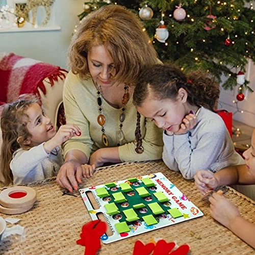 Flip Chess Game - Wooden Memory Matching Game