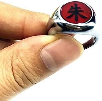Uchiha Itachi Silver-Tone Resin Ring