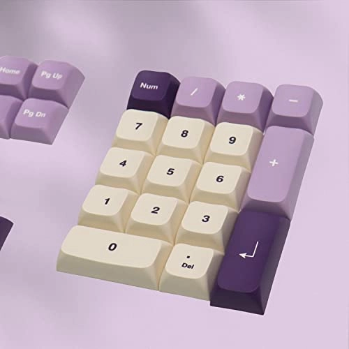 PBT Japanese Keycaps - 123 Keys XVX Profile Purple