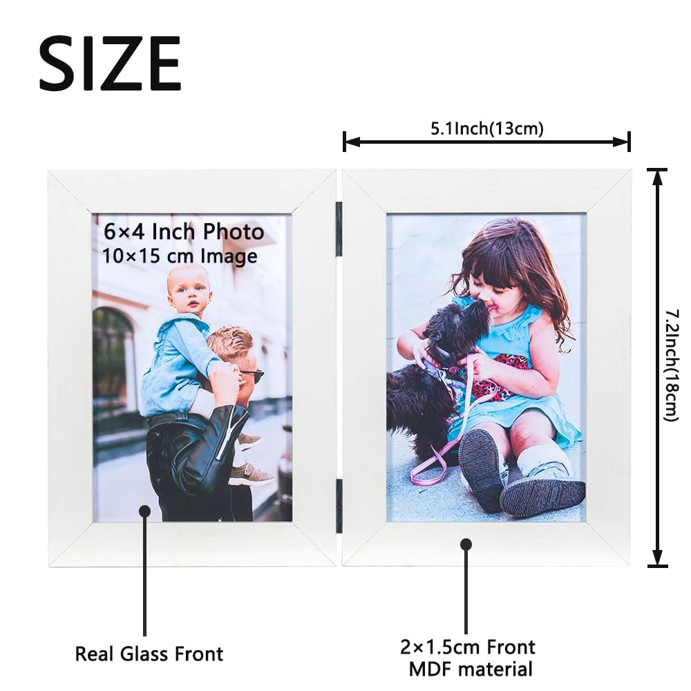 Double Picture Frame - 6 x 4 2